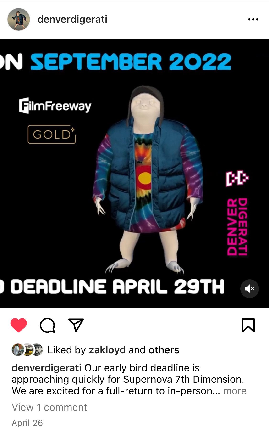 Denver Digerati Mascot